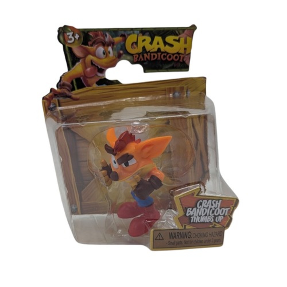 2023 Jakks Pacific Crash Bandicoot Thumbs Up 2.5" Figure